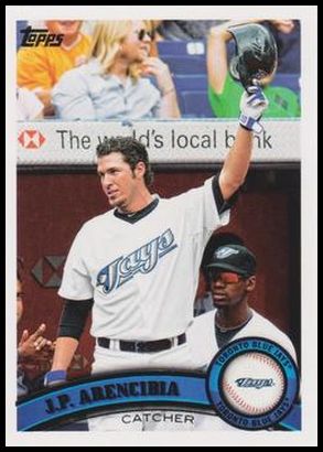 2011 Topps Toronto Blue Jays TOR2 J.P. Arencibia